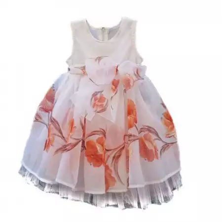 1. Снимка на Детска рокля от коприна