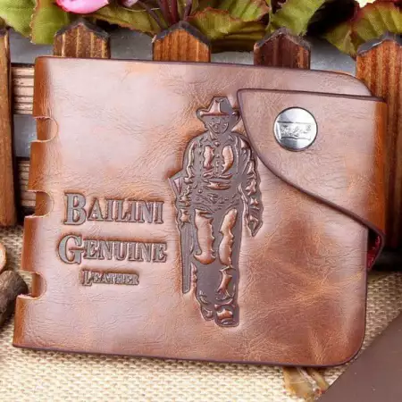 12. Снимка на Топ цена Ново качествено портмоне Bailini Genuine Leather