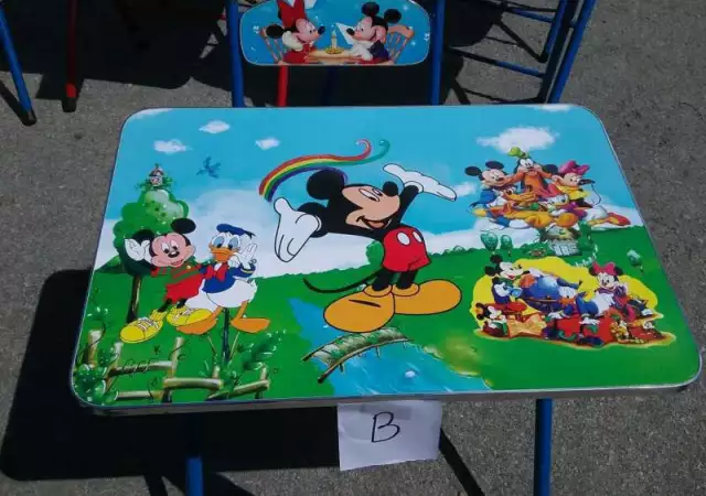 3. Снимка на Детска маса със столче