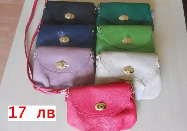 2. Снимка на Кожена чанта, чантичка, портмоне, ръчна чанта, чанта за рамо