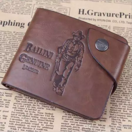 1. Снимка на Топ цена Ново качествено портмоне Bailini Genuine Leather