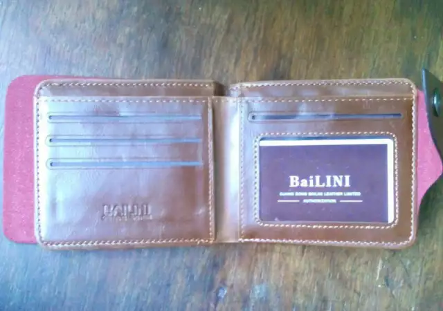 10. Снимка на Топ цена Ново качествено портмоне Bailini Genuine Leather