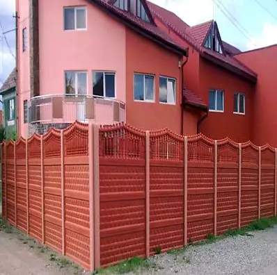 10. Снимка на Бетонова релефна сглобяема ограда от армирани панели акция