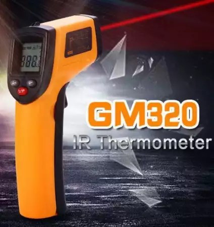 3. Снимка на Лазарен безконтактен IR термометър GM320