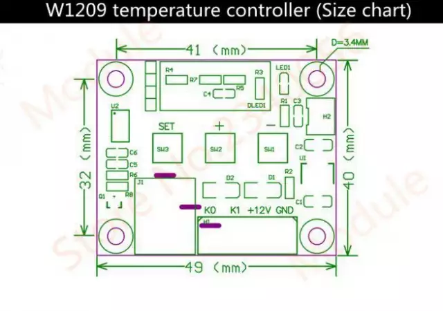 9. Снимка на Цифров терморегулатор - 50..110 градуса