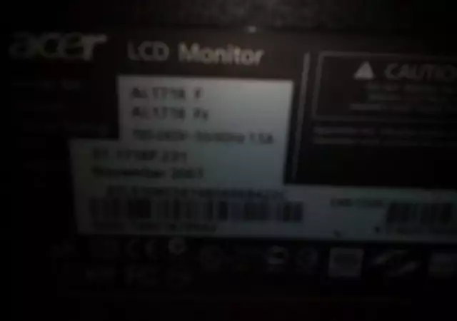 3. Снимка на LSD Монитор Acer 17