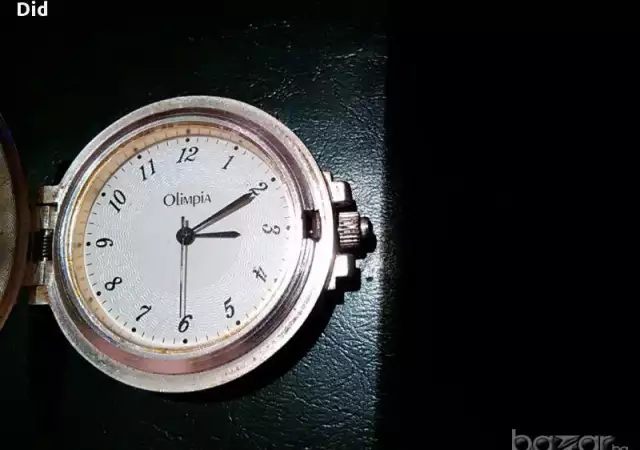 3. Снимка на джобен часовник Олимпия с капак
