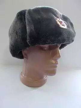 5. Снимка на Руска шапка тип калпак - ушанка, сива.