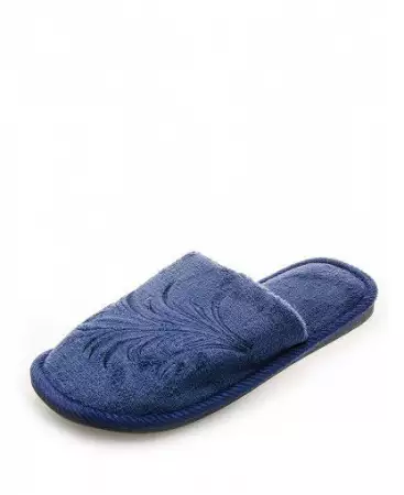 1. Снимка на Домашни чехли в тъмно синьо от Perfection