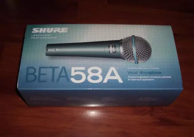 4. Снимка на продавам Shure Beta 58A професионален микрофон