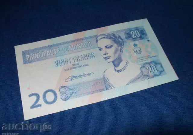 Монако 20 francs 2015