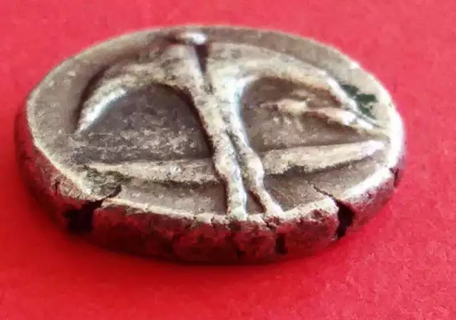 4. Снимка на Тракйска антична сребърна драхма Аполониа 5 - 4 век пр. н.