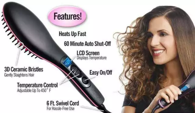 Нова електрическа четка за изправяне на коса