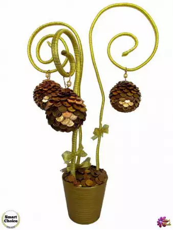 Сувенир - Декоративно дърво на парите и изобилието - 55 см
