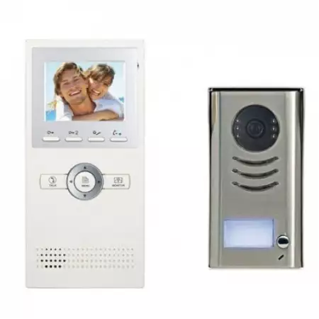1. Снимка на Видеодомофонна система за 1 абонат DK - 1611S - контрол на дос