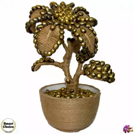 1. Снимка на Сувенир - Декоративно цвете с кафе - 30 см