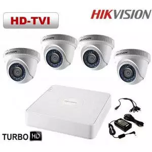 ПРОМОЦИЯ Комплект за видеонаблюдение HD - TVI с 4 камери
