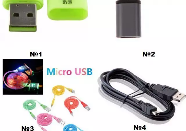 1. Снимка на WIFI USB адаптер и USB type C адаптер