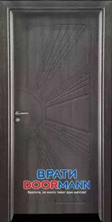 1. Снимка на Интериорна врата с фрезовка модел 204p