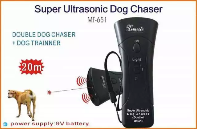 1. Снимка на Нов ултразвуков кучегон Double Dog Chaser и Dog Trainer