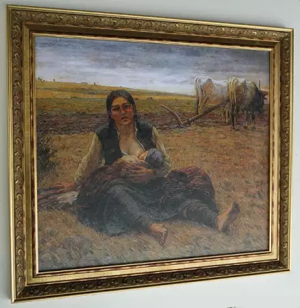 На нивата, Христо Станчев, картина