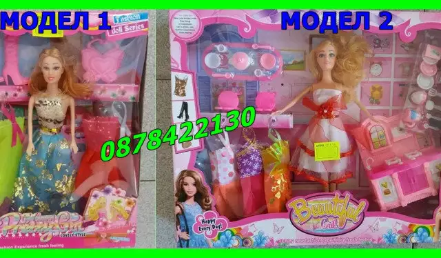 1. Снимка на ПРОМО Детска кукла Барби манекен с рокли и аксесоари ДВА МО