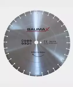 1. Снимка на Дамантени дискове за рязане на бетон BAUMAX 450мм.