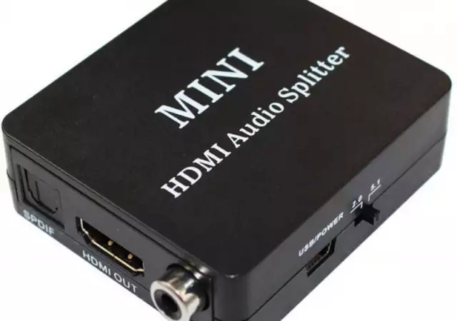 Mini HDMI Audio Splitter