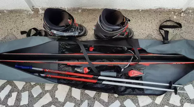 Комплект ски Rossignol 170см, обувки Salto, щеки и сак