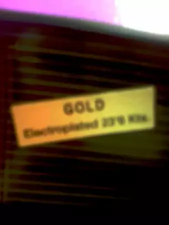 4. Снимка на Химикалка 23, 6 kts позлата - INOXCROM Gold Еlectroplated