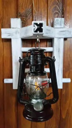 3. Снимка на Стенна лампа фенер - Ретро аплик винтидж