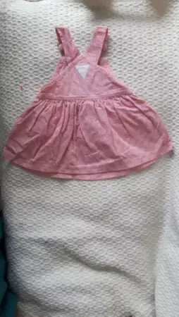 Нови синя или розова рокля гащеризон