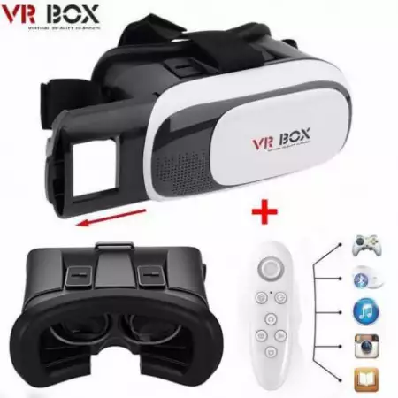 4. Снимка на Нови VR BOX V 2.0 джойстик 3D очила за виртуална реалност