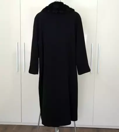 2. Снимка на Луксозно дамско кашмирено зимно дълго палто MODENA