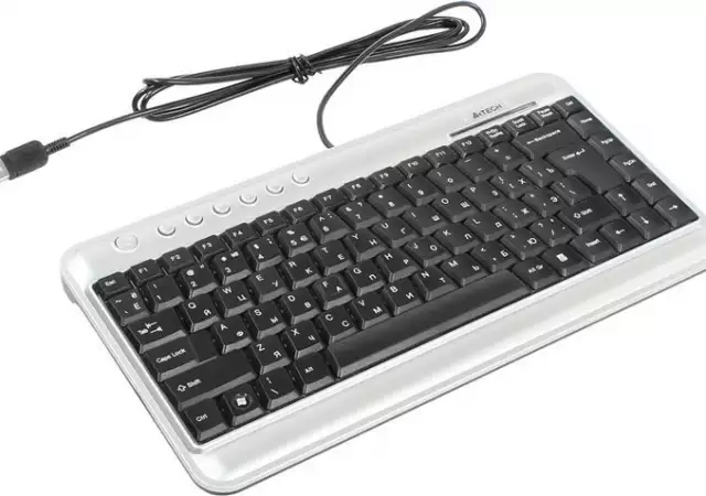 Клавиатура A4Tech X - Slim Mini Keyboard KLS - 5 Black, Silver U