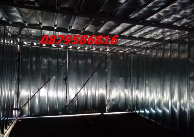ИЗРАБОТКА метални гаражи 2100лв Нов Метален гараж 5м на 3м