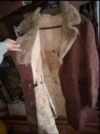 2. Снимка на Мъжко кожено палто
