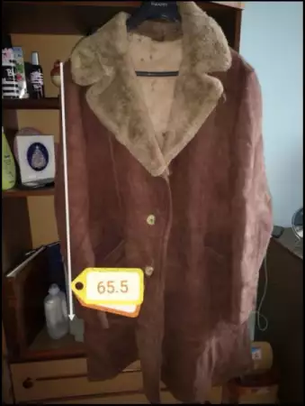 3. Снимка на Мъжко кожено палто