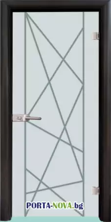 1. Снимка на Стъклена интериорна врата, Gravur G 13 - 5