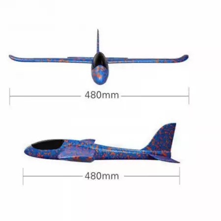 10. Снимка на Нови Летящи самолетчета за хвърляне до 60 метра голям размер