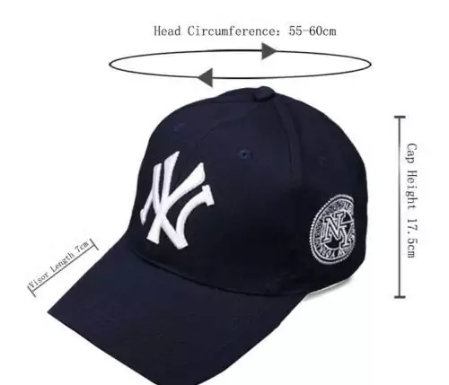 2. Снимка на Черна шапка New York с козирка