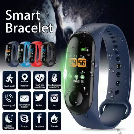 Смарт гривна М3 Водоустойчива M3 Smart Watch
