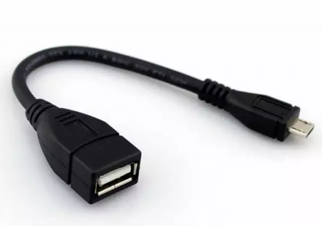 1. Снимка на Адаптер OTG micro USB 2.0 към USB 2.0