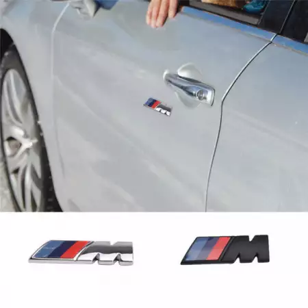1. Снимка на M емблема за БМВ BMW за задна врата или калници врати .
