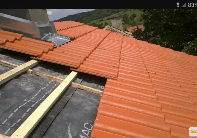 1. Снимка на ремонт на покриви смяна на цикли хидроизолация газопламачна