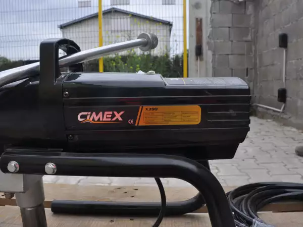 Машина за безвъздушно боядисване CIMEX X390 ВИДЕО