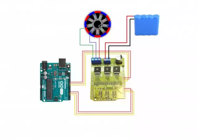 1. Снимка на Arduino compatible bldc shield