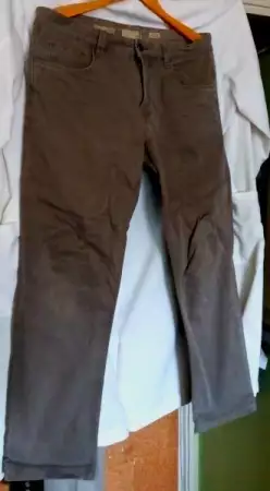 Панталон - Дънки тъмно зелени 5 - Pockets