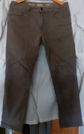 7. Снимка на Панталон - Дънки тъмно зелени 5 - Pockets