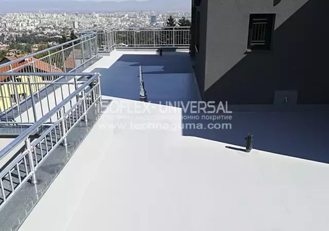 Полагане на хидроизолация на покриви и тераси